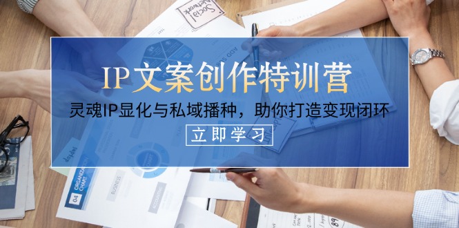 （14330期）IP文案创作特训营，灵魂IP显化与私域播种，助你打造变现闭环（14节课）-星舰联盟