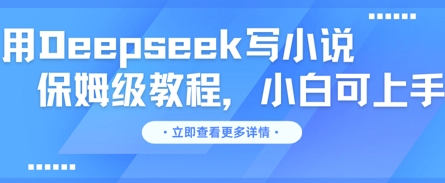 用Deepseek写小说，保姆级教程，小白可实操-星舰联盟